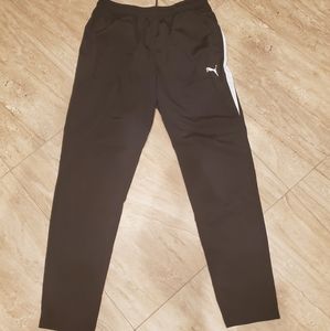 Men's black Puma sport pants Medium